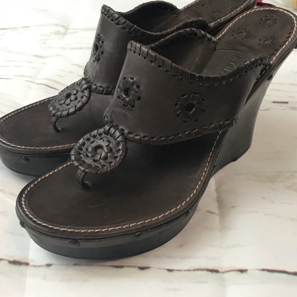 Jack Rogers Shoes - Jack Rogers Maribella Wooden Wedges